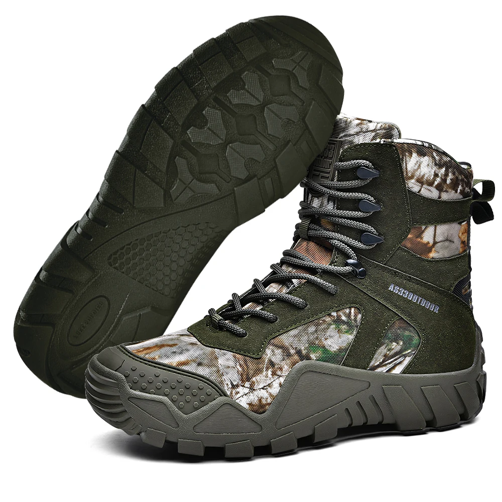 Men's waterproof hiking boots, lightweight outdoor work boots, stylish and durable hiking boots - Image 5