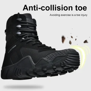 Men's waterproof hiking boots, lightweight outdoor work boots, stylish and durable hiking boots - Thumbnail Image 4