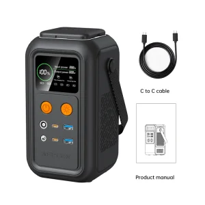 CTOLITY 200W Portable Power Station 192Wh LiFePO4
