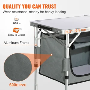 SucceBuy Camping Kitchen Table - Thumbnail Image 4