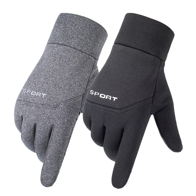 Winter Waterproof Ski Gloves Windproof Fleece Touchscreen Non-Slip - Image 2