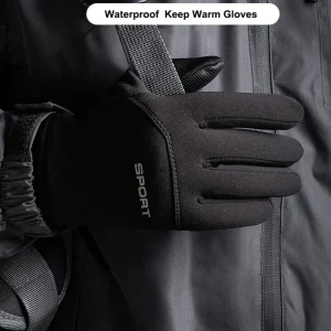 Winter Waterproof Ski Gloves Windproof Fleece Touchscreen Non-Slip - Thumbnail Image 4