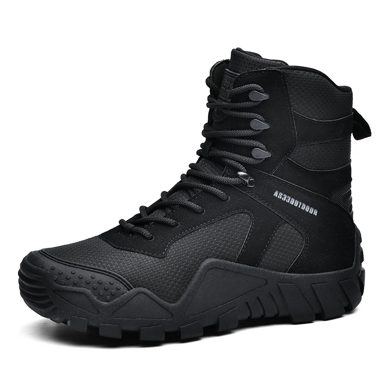 Men's waterproof hiking boots, lightweight outdoor work boots, stylish and durable hiking boots - Image 3