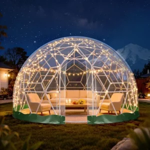 12 x 7.2 FT Clear Dome Garden Tent