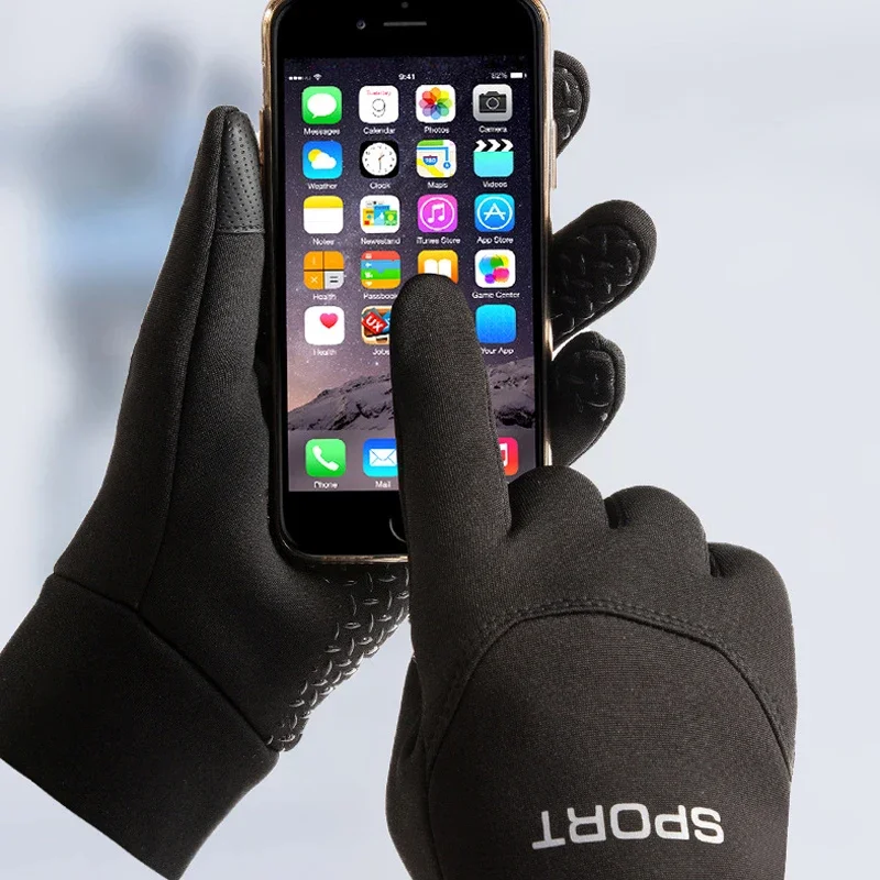 Winter Waterproof Ski Gloves Windproof Fleece Touchscreen Non-Slip - Image 6